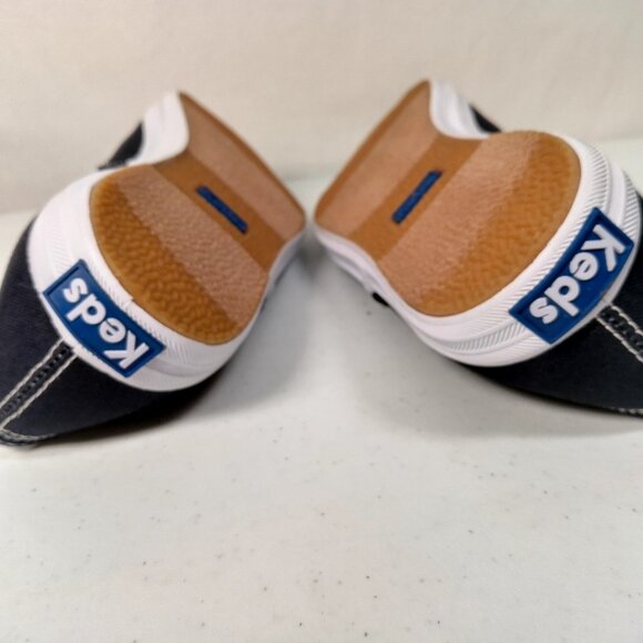 Keds Sneakers Shoes Women US Size 9.5 Blue Canvas Lace Up Classic Flat - Picture 14 of 16